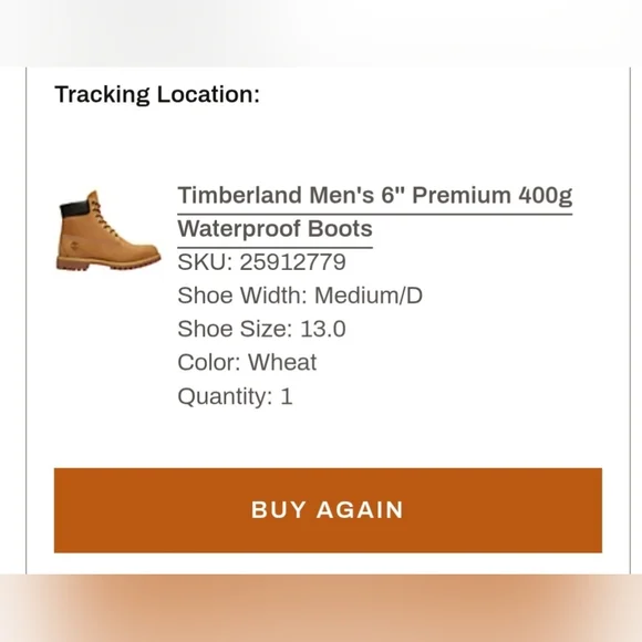 Men's Wheat Timberland Premium 6" Boots - Picture 7 of 15